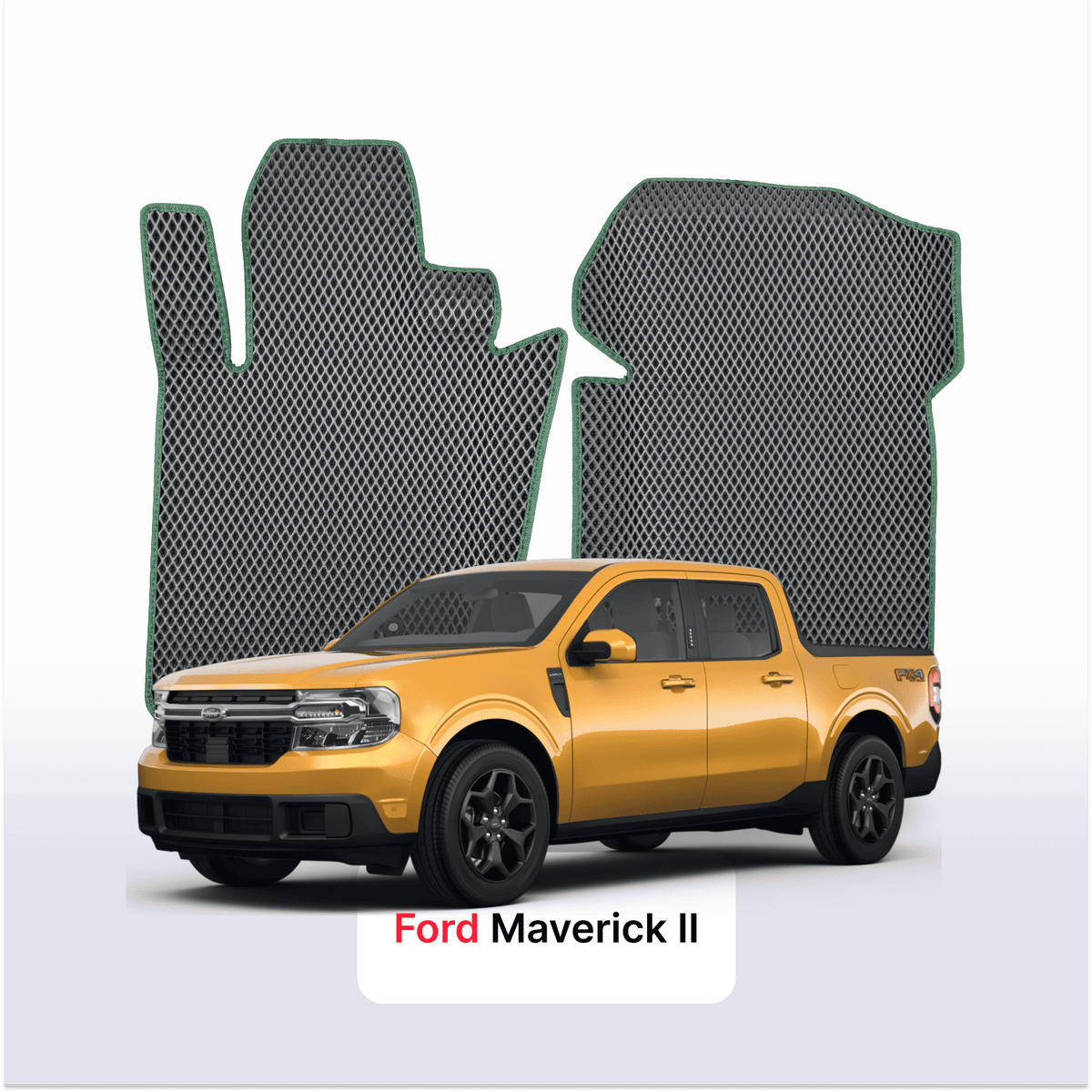 EVA Dywaniki samochodowe od EVA MATS 3D do Ford Maverick 2 gen 2022-2027 rok Pick-Up  podwójna kabina