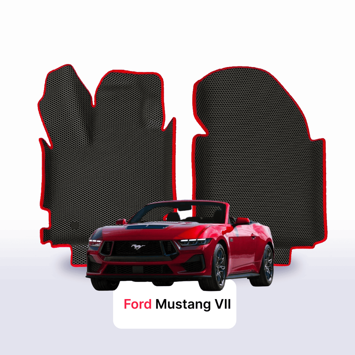 EVA Dywaniki samochodowe od EVA MATS 3D do Ford Mustang 7 gen 2023-2026 rok KABRIOLET