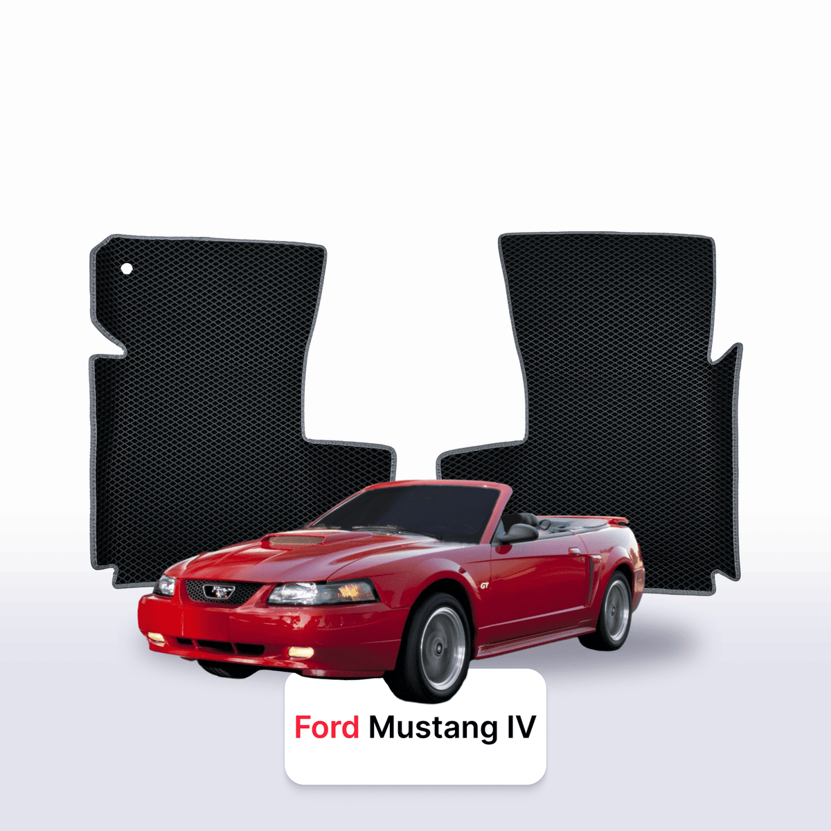 EVA Dywaniki samochodowe od EVA MATS 3D do Ford Mustang 4 gen 1993-2004 rok KABRIOLET