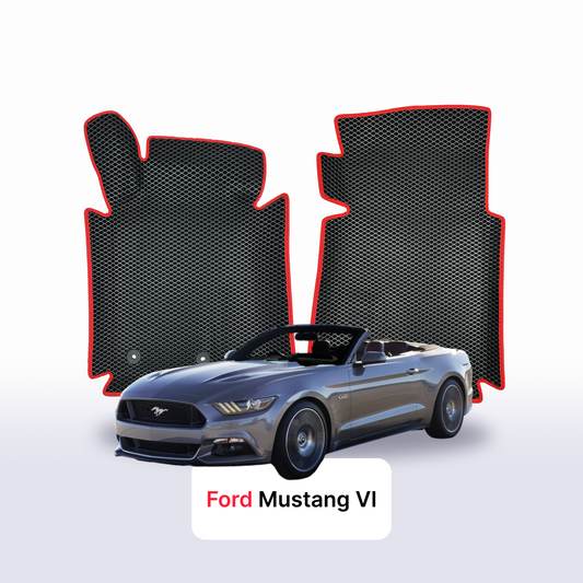 EVA Dywaniki samochodowe od EVA MATS 3D do Ford Mustang 6 gen 2014-2023 rok KABRIOLET