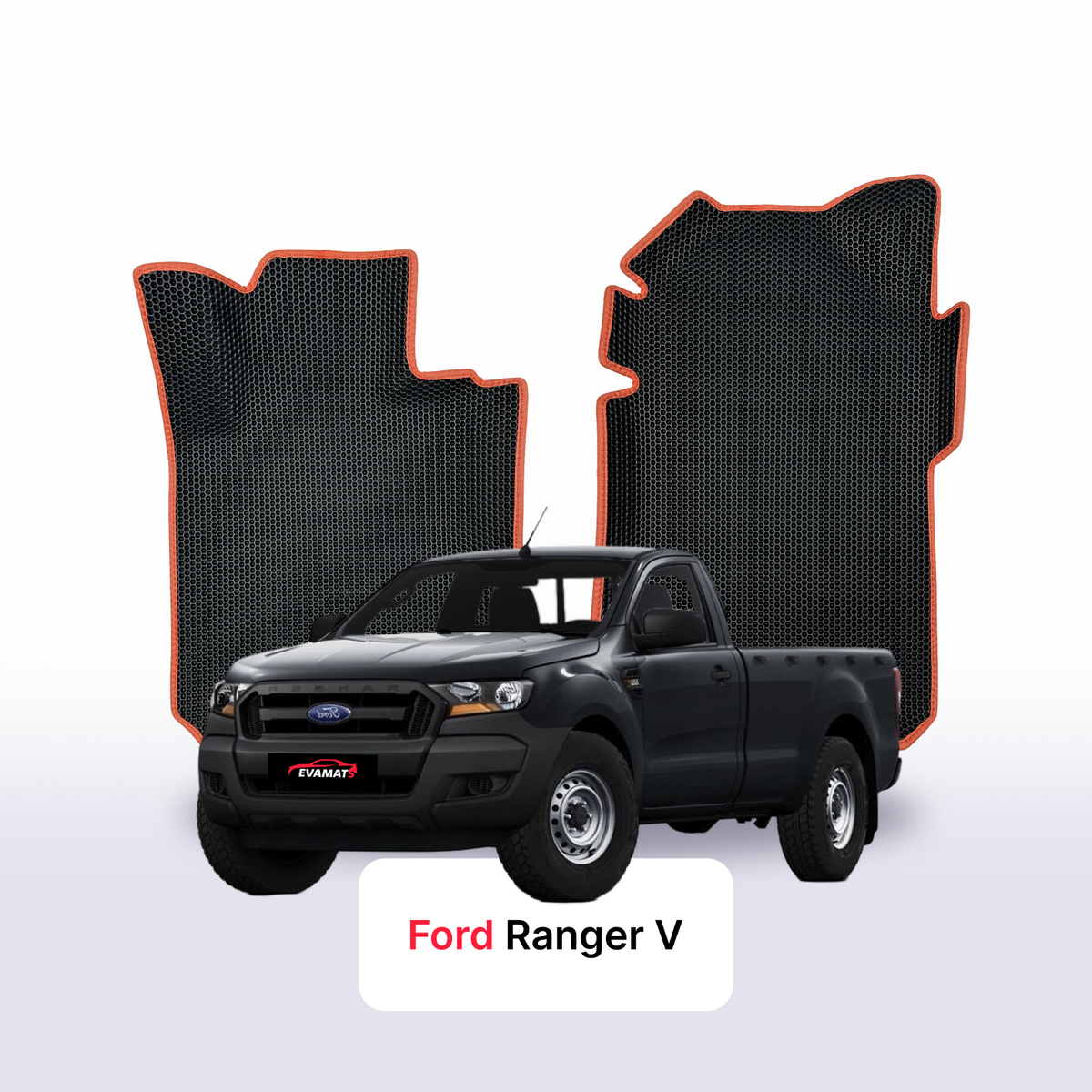EVA Dywaniki samochodowe od EVA MATS 3D do Ford Ranger 5 gen 2011-2022 rok PICK-UP pojedyncza kabina