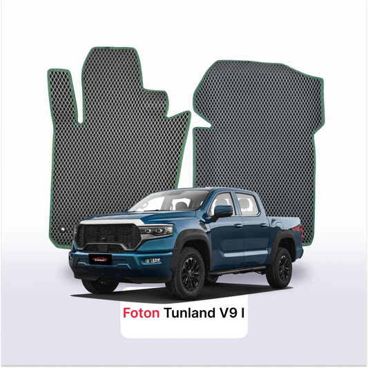 Custom-Fit 3D EVA Car Mats for Foton Tunland V9 I gen 2023–2028 year Pickup double cab