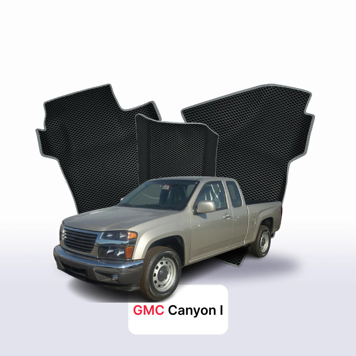 Custom-Fit 3D EVA Car Mats for GMC Canyon I gen 2004–2012 year Pickup extra cab