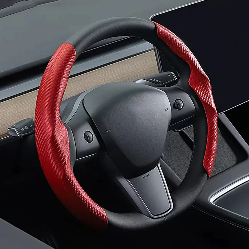 Universal Carbon Fibre Steering Wheel Cover