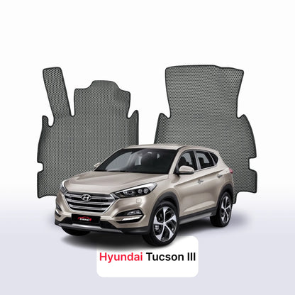Custom-Fit 3D EVA Car Mats for Hyundai Tucson pre-facelift III gen 2015–2018 year SUV