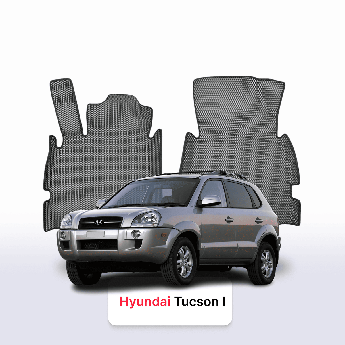 Custom-Fit 3D EVA Car Mats for Hyundai Tucson I gen 2004–2010 year SUV