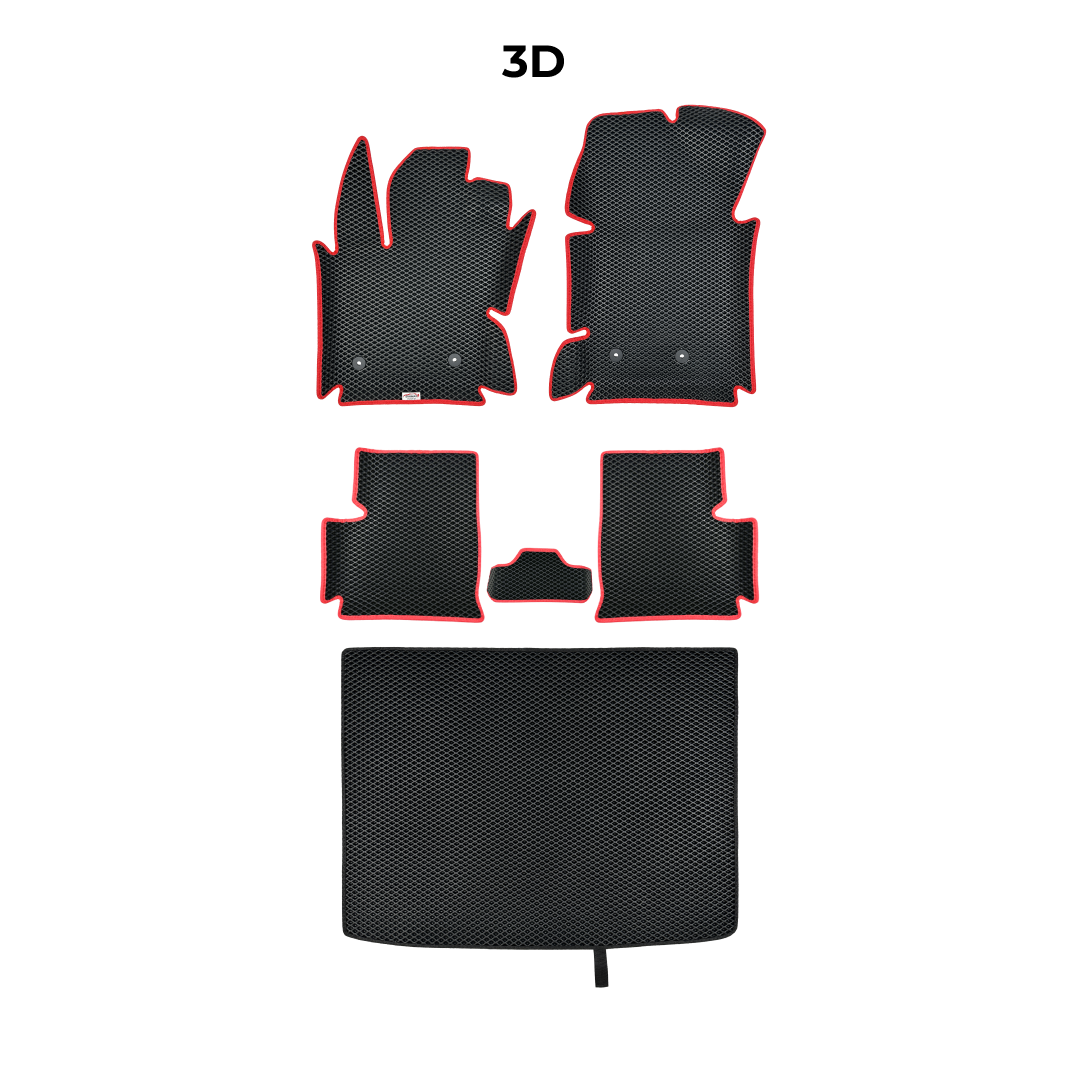 Custom-Fit 3D EVA Car Mats for Jeep Renegade I gen 2014–2025 year SUV
