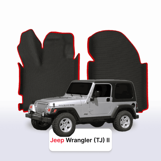 Custom-Fit 3D EVA Car Mats for Jeep Wrangler TJ II gen 1996–2006 year 3-door SUV