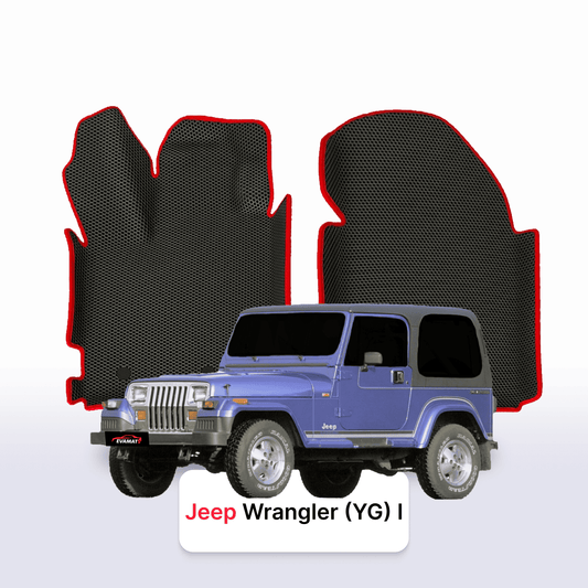 Custom-Fit 3D EVA Car Mats for Jeep Wrangler YJ I gen 1986–1996 year SUV 3-door