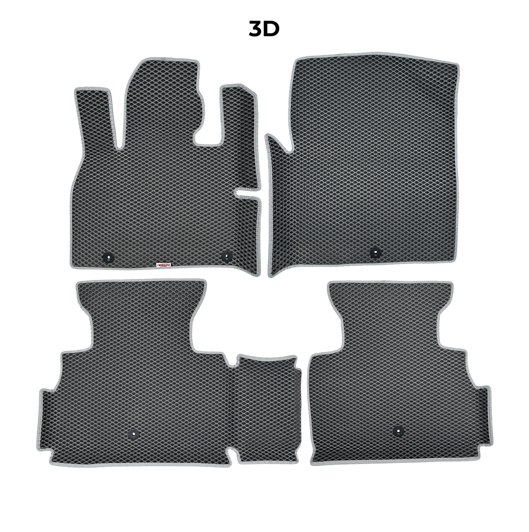 EVA Dywaniki samochodowe od EVA MATS 3D do Kia Telluride I gen 2019-2028 rok SUV 7 osobowy