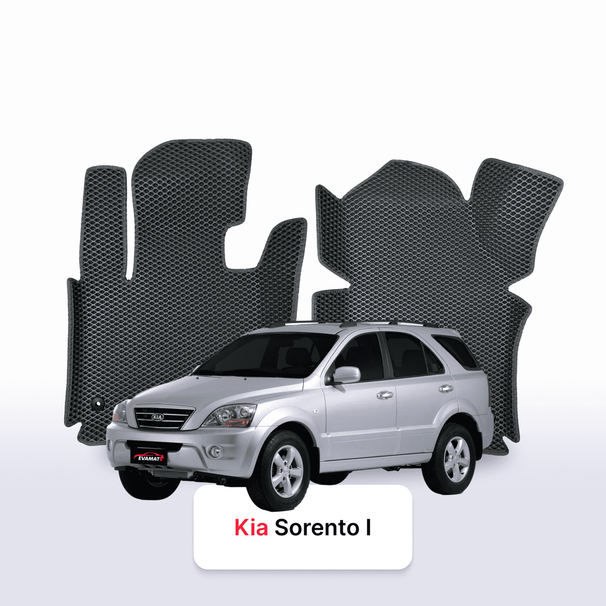 Custom-Fit 3D EVA Car Mats for Kia Sorento I gen 2002–2011 year SUV 5-door