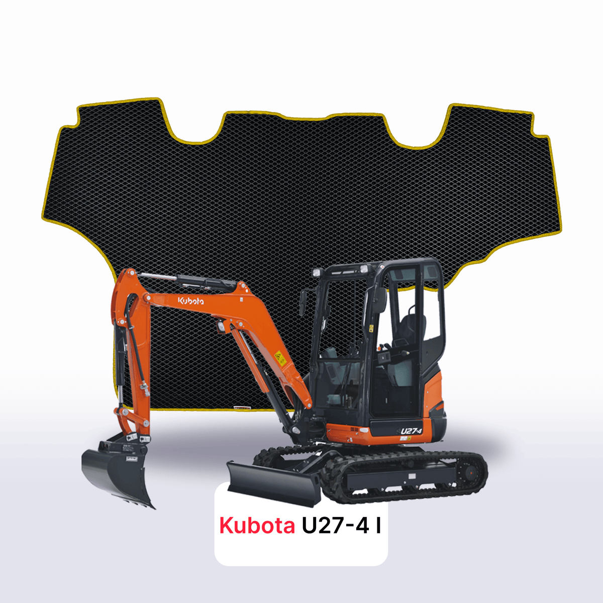 EVA Dywaniki samochodowe od EVA MATS 3D do Kubota U27-4 1 gen 2015-2028 rok KOPARKA