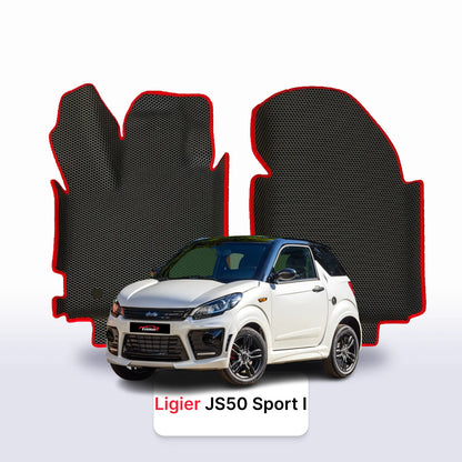 EVA Dywaniki samochodowe od EVA MATS 3D do Ligier JS50 Sport 1 gen 2017-2024 rok HATCHBACK 3 drzwi