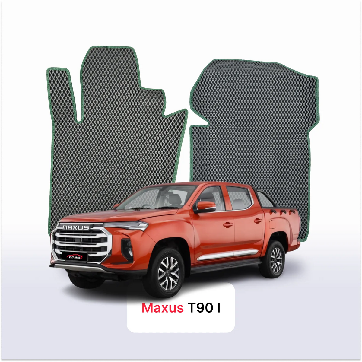 Custom-Fit 3D EVA Car Mats for Maxus T90 I gen 2021–2027 year Pickup double cab