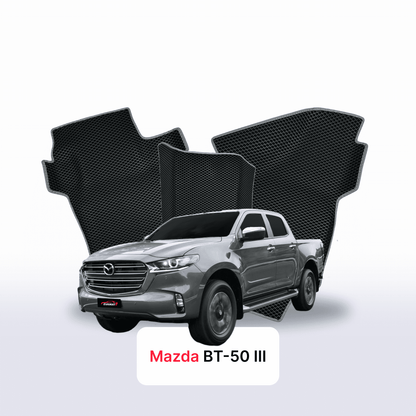 EVA Dywaniki samochodowe od EVA MATS 3D do Mazda BT-50 3 gen 2020-2028 rok PICK-UP  podwójna kabina