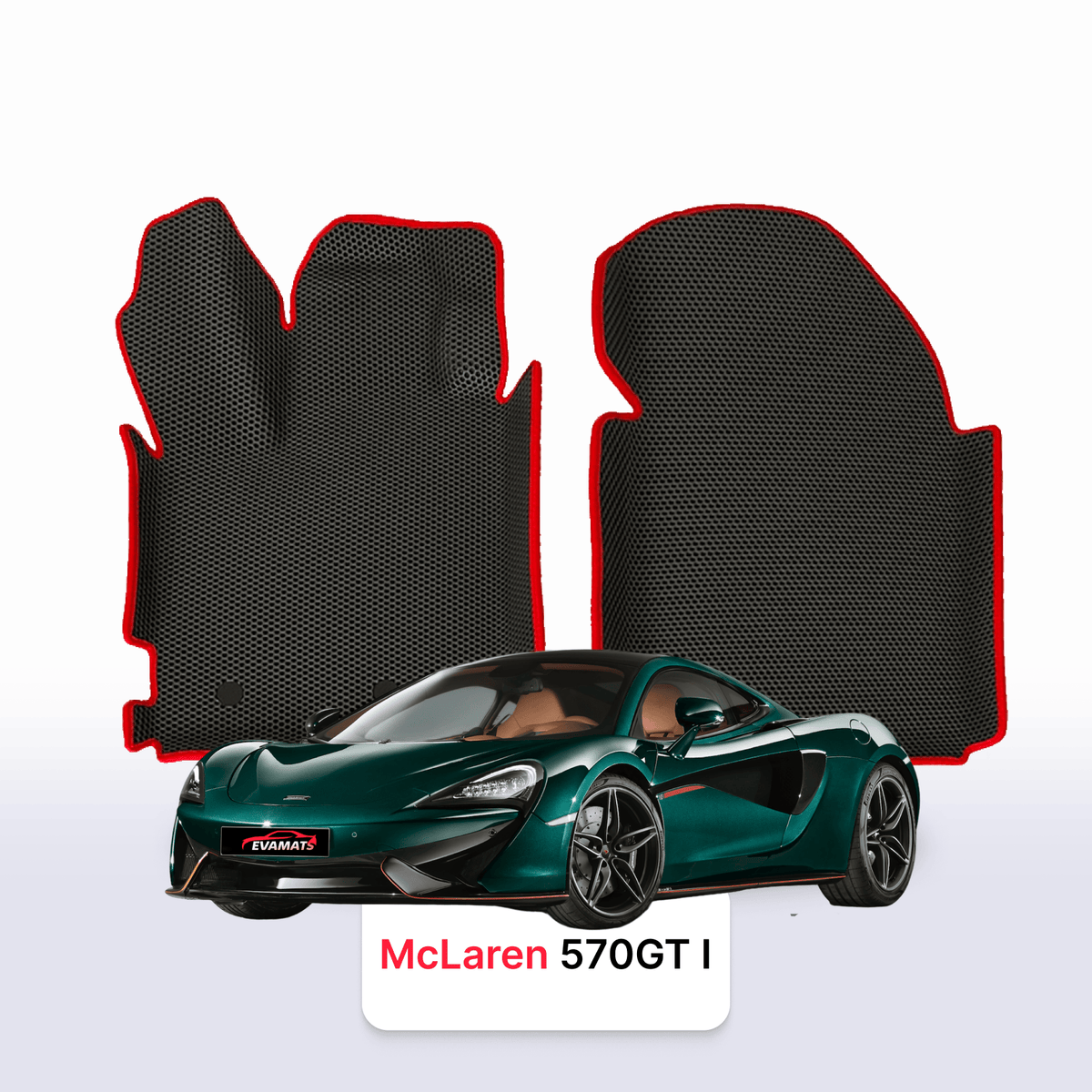 EVA Dywaniki samochodowe od EVA MATS 3D do McLaren 570GT 1 gen 2016-2023 rok Coupe