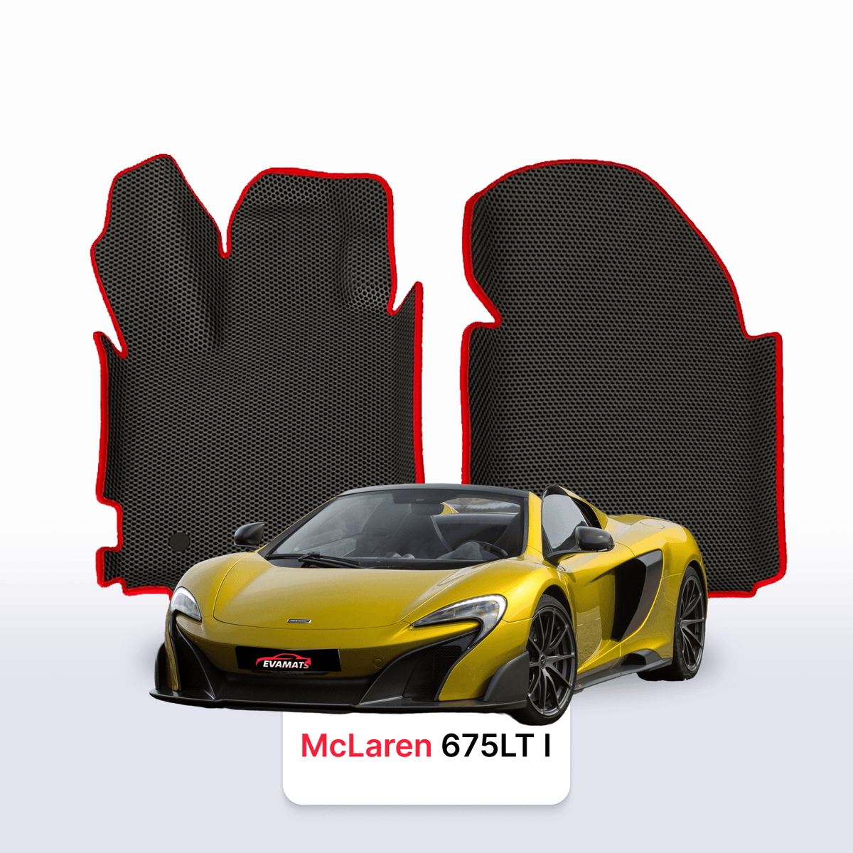 Custom-Fit 3D EVA Car Mats for McLaren 675LT I gen 2015–2017 year Convertible