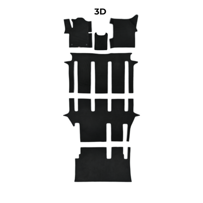 EVA Dywaniki samochodowe od EVA MATS 3D do Renault Trafic SPACECLASS 3 gen 2014-2028 rok BUS