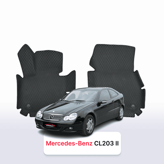 EVA Dywaniki samochodowe od EVA MATS 3D do Mercedes-Benz C-klasa(CL203) 2 gen 2000-2008 rok HATCHBACK 3 drzwi