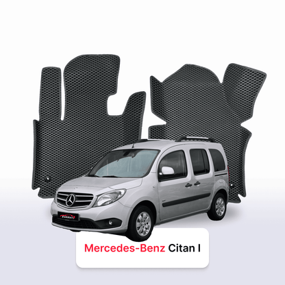 EVA Dywaniki samochodowe od EVA MATS 3D do Mercedes-Benz Citan 1 gen (W415) 2012 – 2021 rok KOMBIVAN