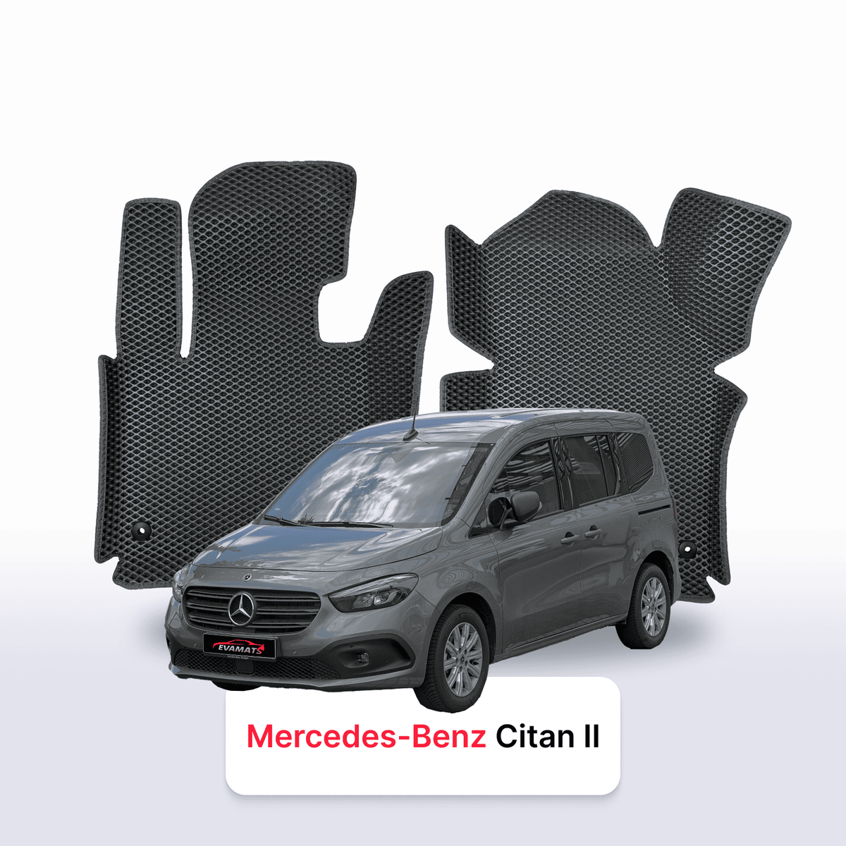 EVA Dywaniki samochodowe od EVA MATS 3D do Mercedes-Benz Citan 2 gen (W420) 2021-2027 rok KOMBIVAN