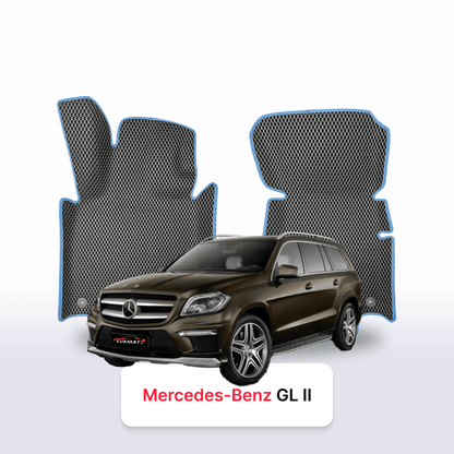EVA Dywaniki samochodowe od EVA MATS 3D do Mercedes-Benz GL 2 gen (X166) 2012 – 2015 rok SUV 5 drzwi