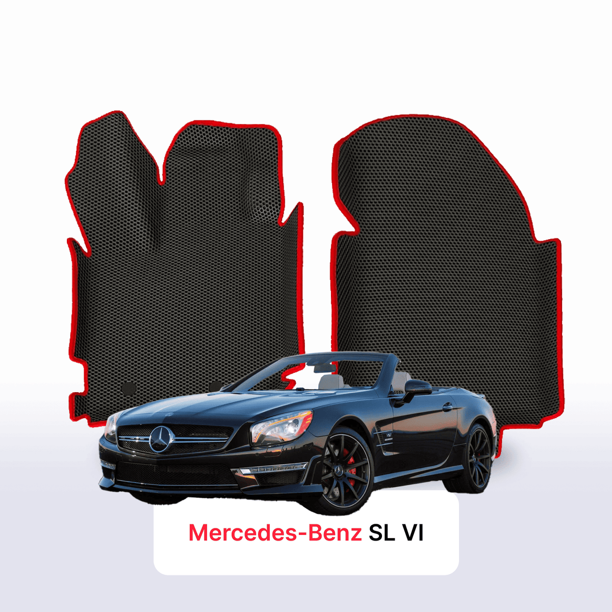 EVA Dywaniki samochodowe od EVA MATS 3D do Mercedes-Benz SL 6 gen (R231) 2011-2020 rok KABRIOLET