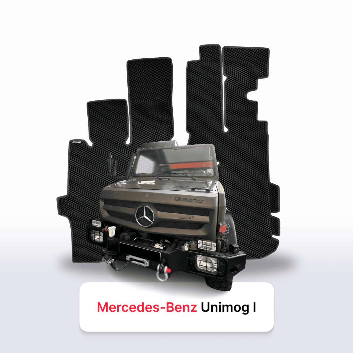 EVA Dywaniki samochodowe od EVA MATS 3D do Mercedes-Benz Unimog U4000 1 gen 2003-2013 rok CIĘŻARÓWKA