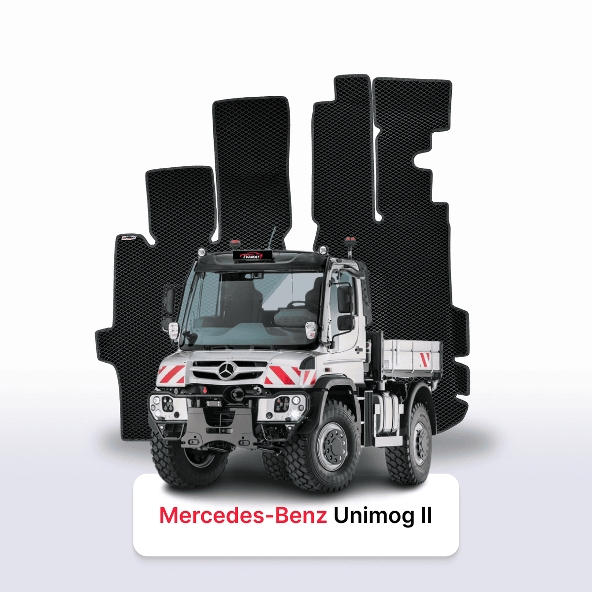 EVA Dywaniki samochodowe od EVA MATS 3D do Mercedes-Benz Unimog U423 2 gen 2013-2026 rok CIĘŻARÓWKA