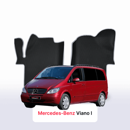 Custom-Fit 3D EVA Car Mats for Mercedes-Benz Viano W639 II gen 2003–2014 year Minivan 7-seater