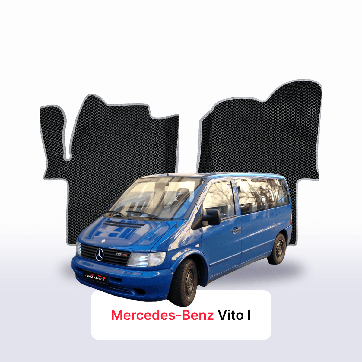 Custom-Fit 3D EVA Car Mats for Mercedes-Benz Vito W638 I gen 1996–2003 year Minivan