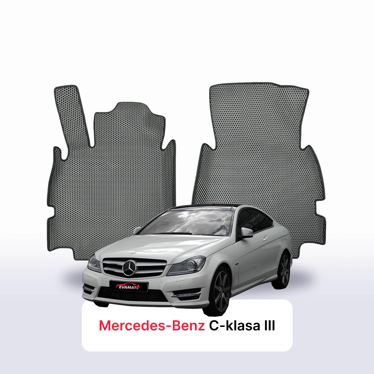 EVA Dywaniki samochodowe od EVA MATS 3D do Mercedes-Benz C-klasa 3 gen (C204) 2006 – 2015 rok COUPE