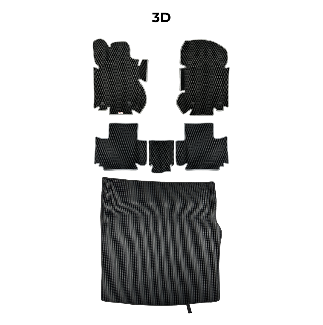 EVA Dywaniki samochodowe od EVA MATS 3D do Mercedes-Benz ML 2 gen (W164) 2005 - 2011 rok SUV 5 drzwi