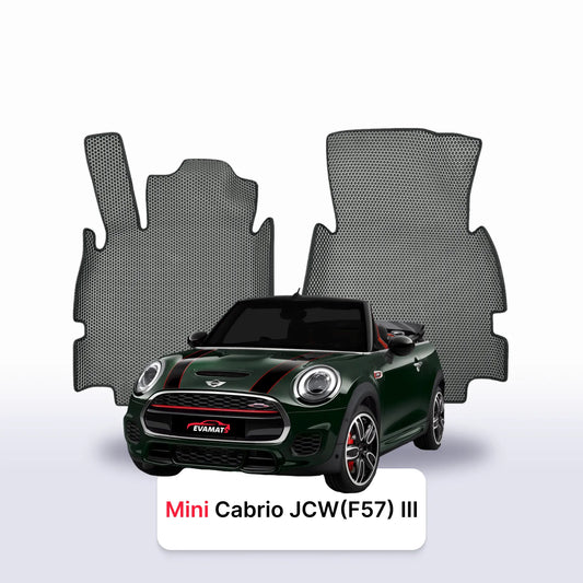 EVA Dywaniki samochodowe od EVA MATS 3D do Mini Cabrio(F57) JCW 3 gen 2015-2024 rok KABRIOLET