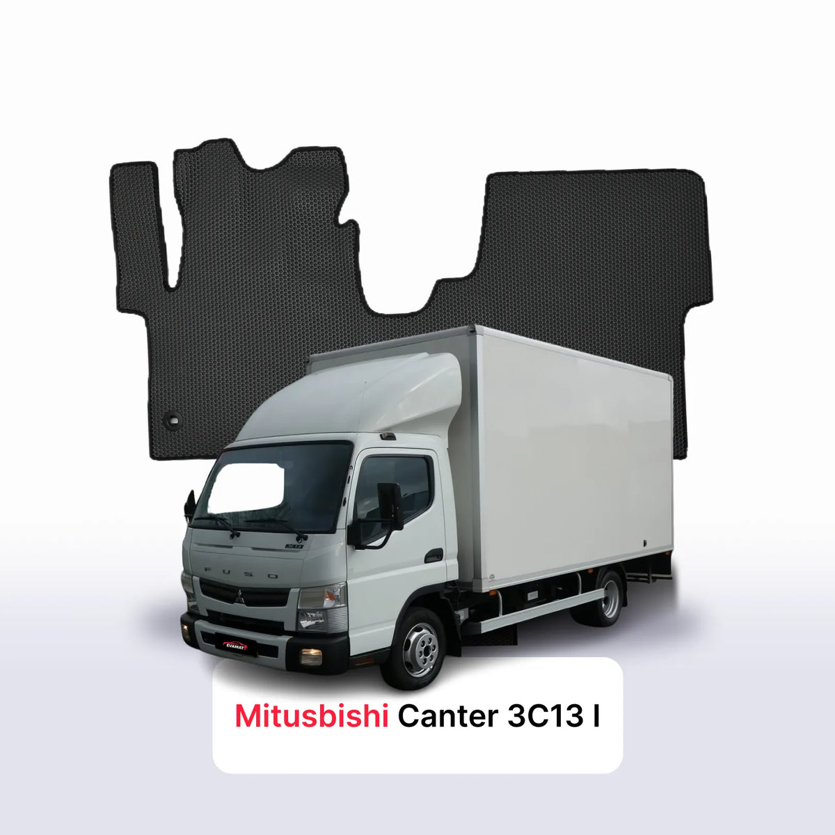 Custom-Fit 3D EVA Car Mats for Mitsubishi Fuso Canter 3C13 I gen 2005–2024 year tractor unit