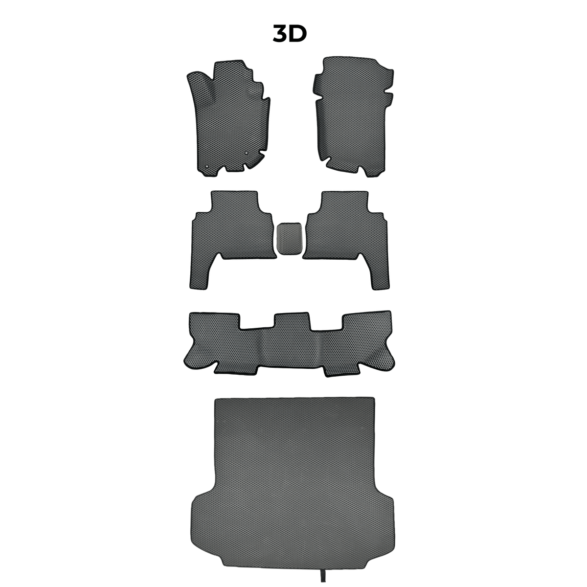 EVA Dywaniki samochodowe od EVA MATS 3D do Mitsubishi Pajero Sport 2 gen 2008-2016 rok SUV 5 drzwi