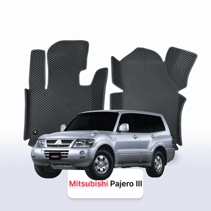EVA Dywaniki samochodowe od EVA MATS 3D do Mitsubishi Pajero 3 gen 1999-2006 rok SUV 5 drzwi