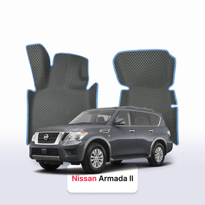 EVA Dywaniki samochodowe od EVA MATS 3D do Nissan Armada II gen 2017-2024 rok SUV