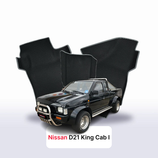 EVA Dywaniki samochodowe od EVA MATS 3D do Nissan D21 King Cab I gen 1985-1997 rok PICK-UP pojedyncza kabina