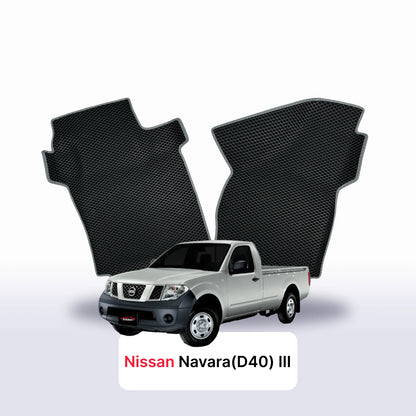 EVA Dywaniki samochodowe od EVA MATS 3D do Nissan Navara(D40)(Frontier) III gen 2004-2015 rok PICK-UP pojedyncza kabina