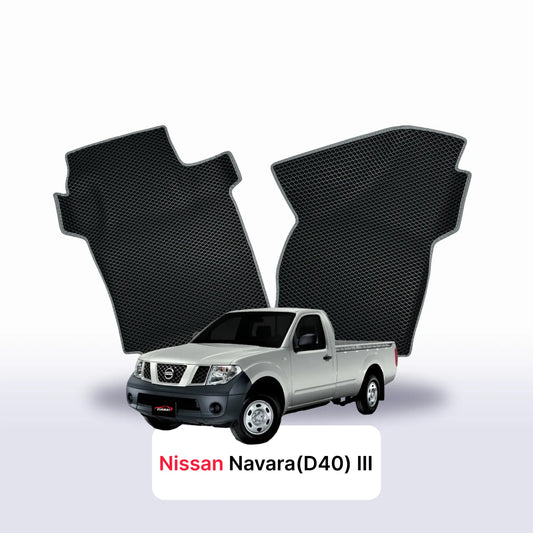 EVA Dywaniki samochodowe od EVA MATS 3D do Nissan Navara(D40)(Frontier) III gen 2004-2015 rok PICK-UP pojedyncza kabina