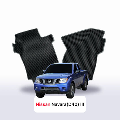 EVA Dywaniki samochodowe od EVA MATS 3D do Nissan Navara (D40)(Frontier) III gen 2004-2015 rok PICK-UP półtorej kabiny