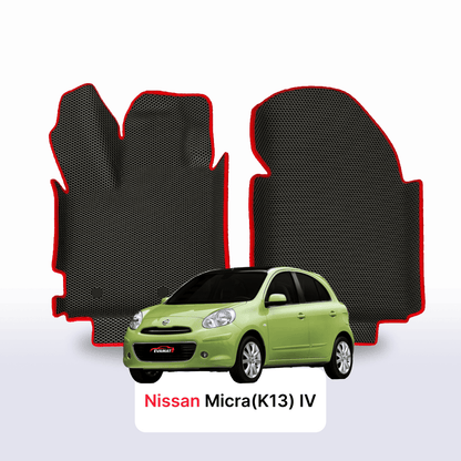 Custom-Fit 3D EVA Car Mats for Nissan Micra K13 IV gen 2010–2016 year Hatchback 5-door