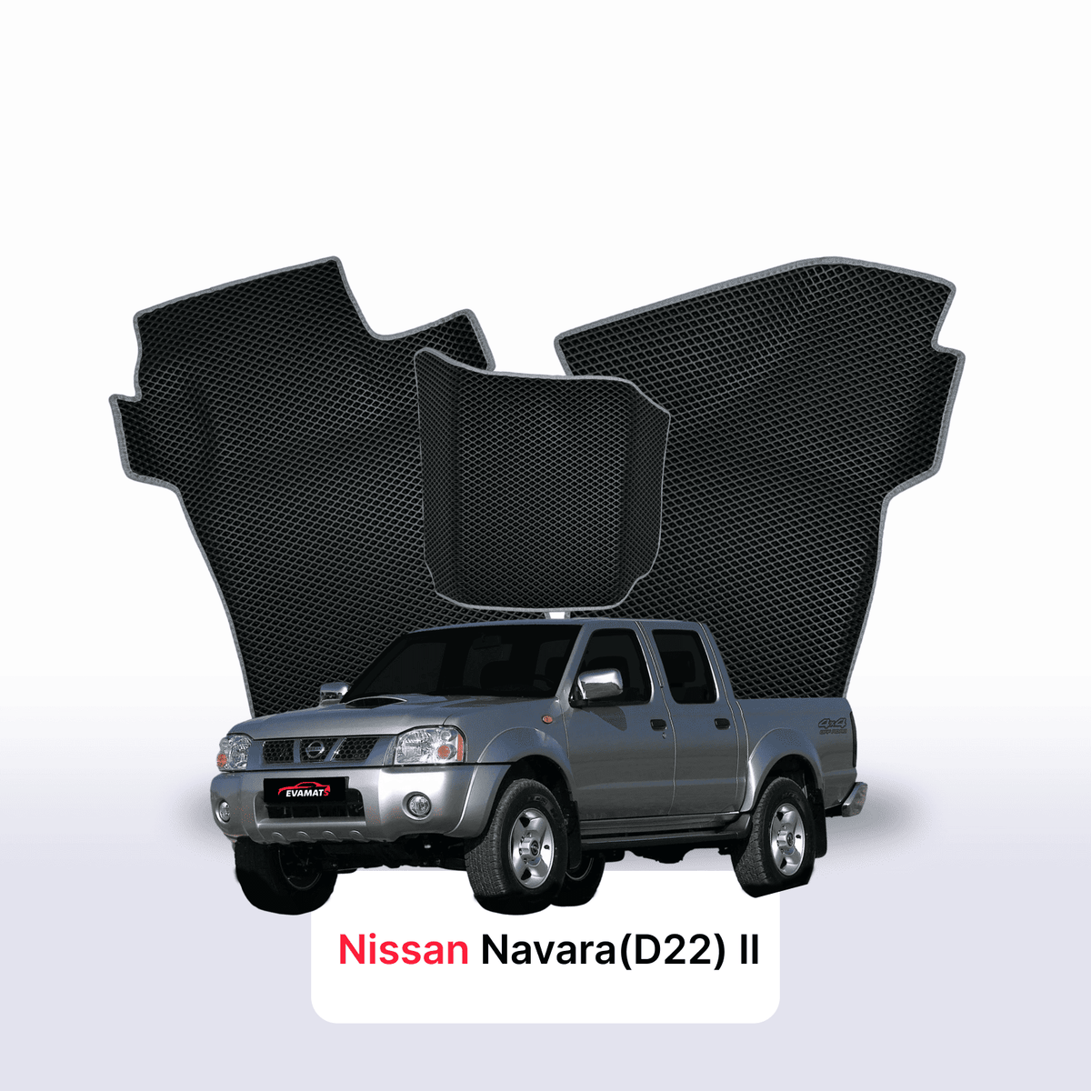 EVA Dywaniki samochodowe od EVA MATS 3D do Nissan Navara(D22)(Frontier) II gen 1998-2007 rok PICK-UP podwójna kabina