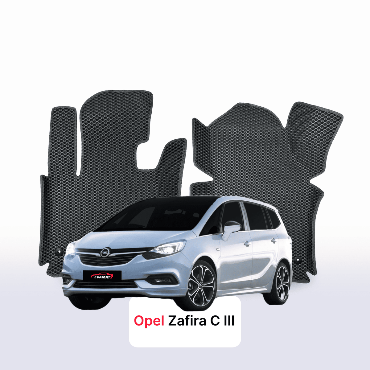 Custom-Fit 3D EVA Car Mats for Opel Zafira C III gen 2011–2019 year Minivan