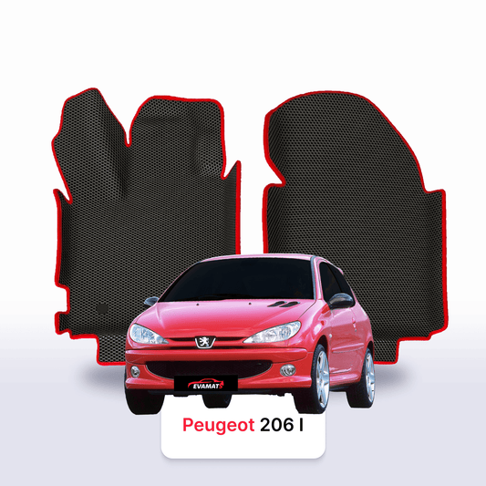EVA Dywaniki samochodowe od EVA MATS 3D do Peugeot 206(MT) 1 gen 1998-2012 rok HATCHBACK 3 drzwi