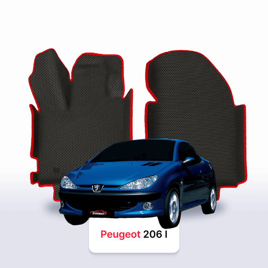 EVA Dywaniki samochodowe od EVA MATS 3D do Peugeot 206(MT) 1 gen 1998-2012 rok KABRIOLET