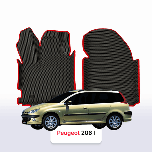 EVA Dywaniki samochodowe od EVA MATS 3D do Peugeot 206(MT) 1 gen 1998-2012 rok KOMBI