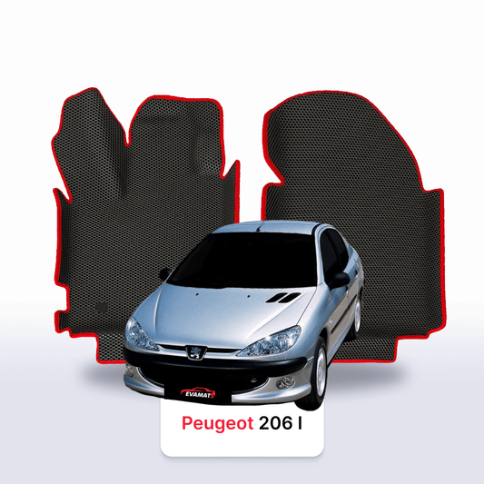 EVA Dywaniki samochodowe od EVA MATS 3D do Peugeot 206(MT) 1 gen 1998-2012 rok SEDAN