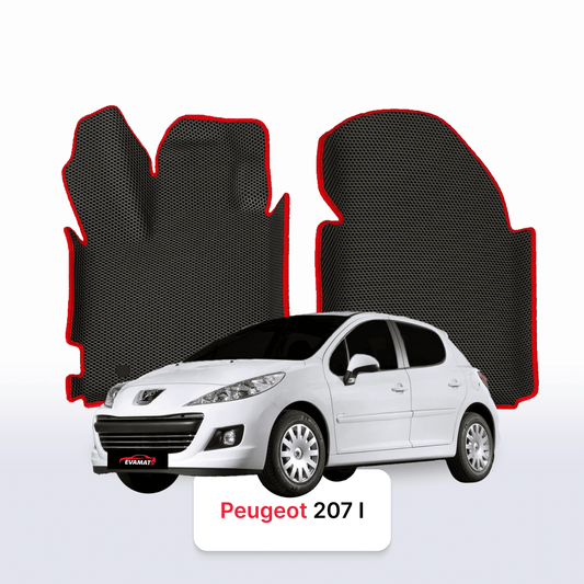 EVA Dywaniki samochodowe od EVA MATS 3D do Peugeot 207(MT) 1 gen 2006-2015 rok HATCHBACK 5 drzwi